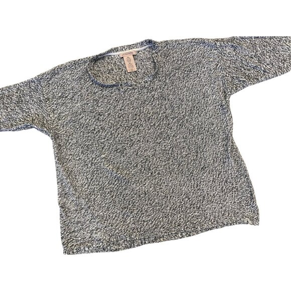 Philosophy black & white sweater XXL 2XL pullover long sleeve cotton - Picture 2 of 7